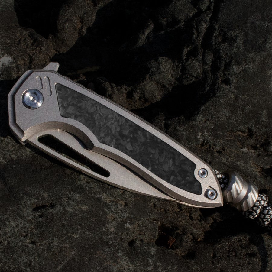 The Cicada Knife: Ti Handle with M390 Blade EDC Knife