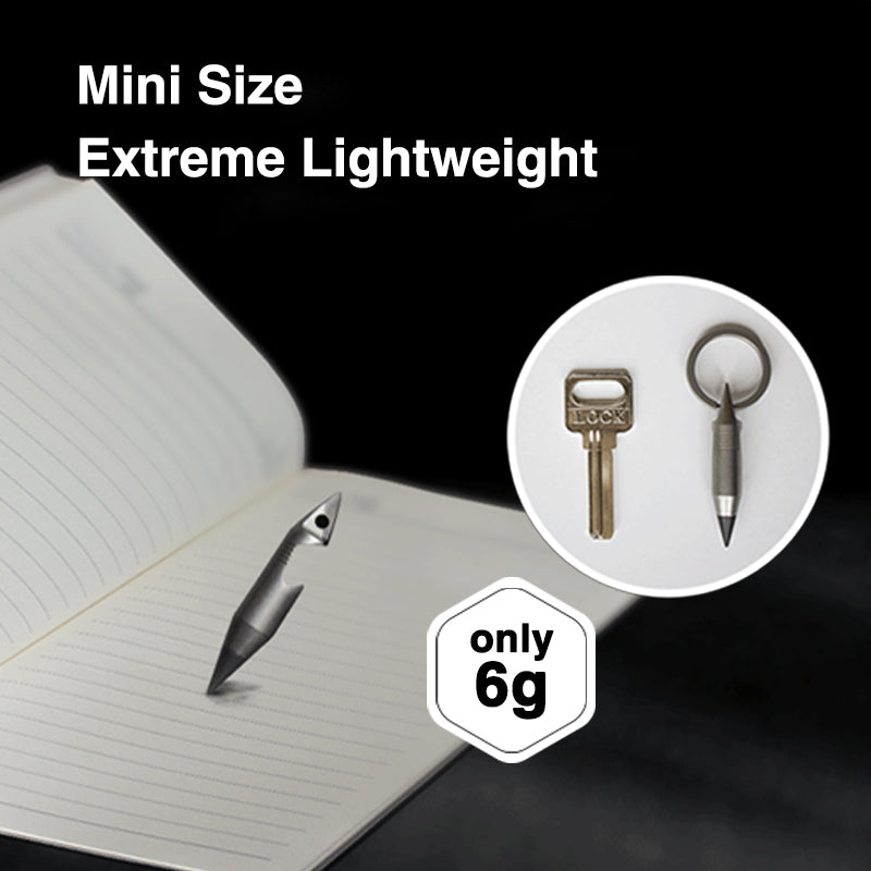 The Wolf Fang1.0: Titanium EDC Keychain Multitool