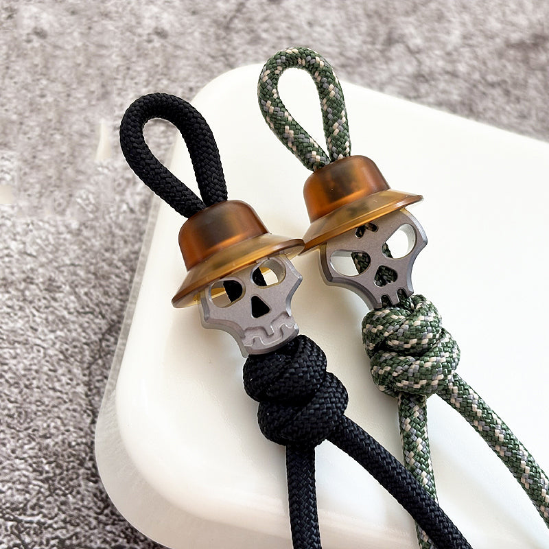 ADD ONS : Punk Skull Titanium Knife Pendant