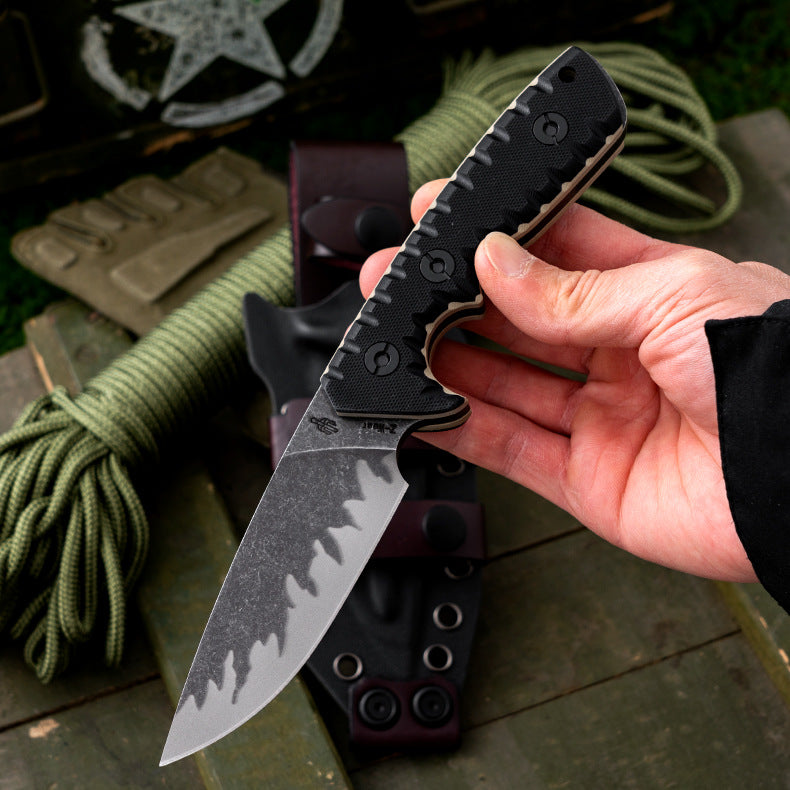 Tiger Edge A8 Tactical Knife – Heavy-Duty Outdoor Fixed Blade Knife