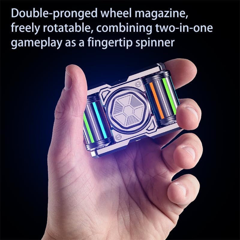IronTrack ：Glow in The Dark Metal Fidget Spinner