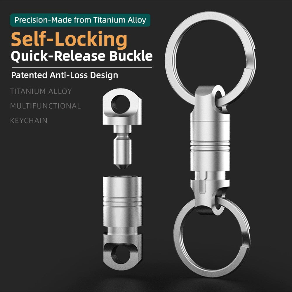 ADD-ONS：Titanium Quick-Release Keychain