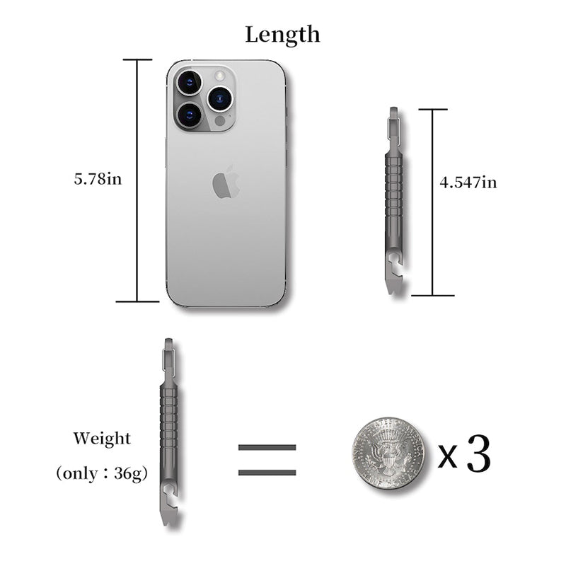 The Infinity - Titanium Firestarter & Multi-Tool
