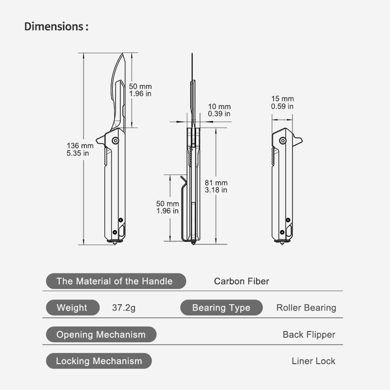 The SerpBlade: Titanium Pocket Utility Folding Scalpel Knife