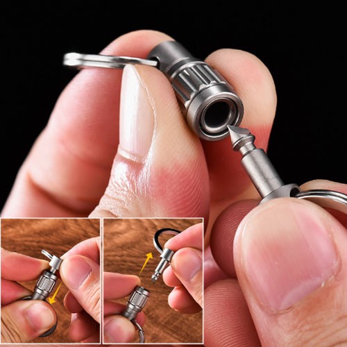 ADD ONS:Titanium Quick Release Keychain Clip