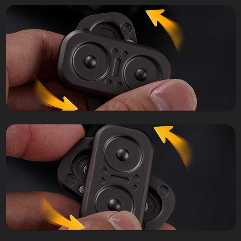 Owl Fidget Coin – 360° Magnetic Spinner