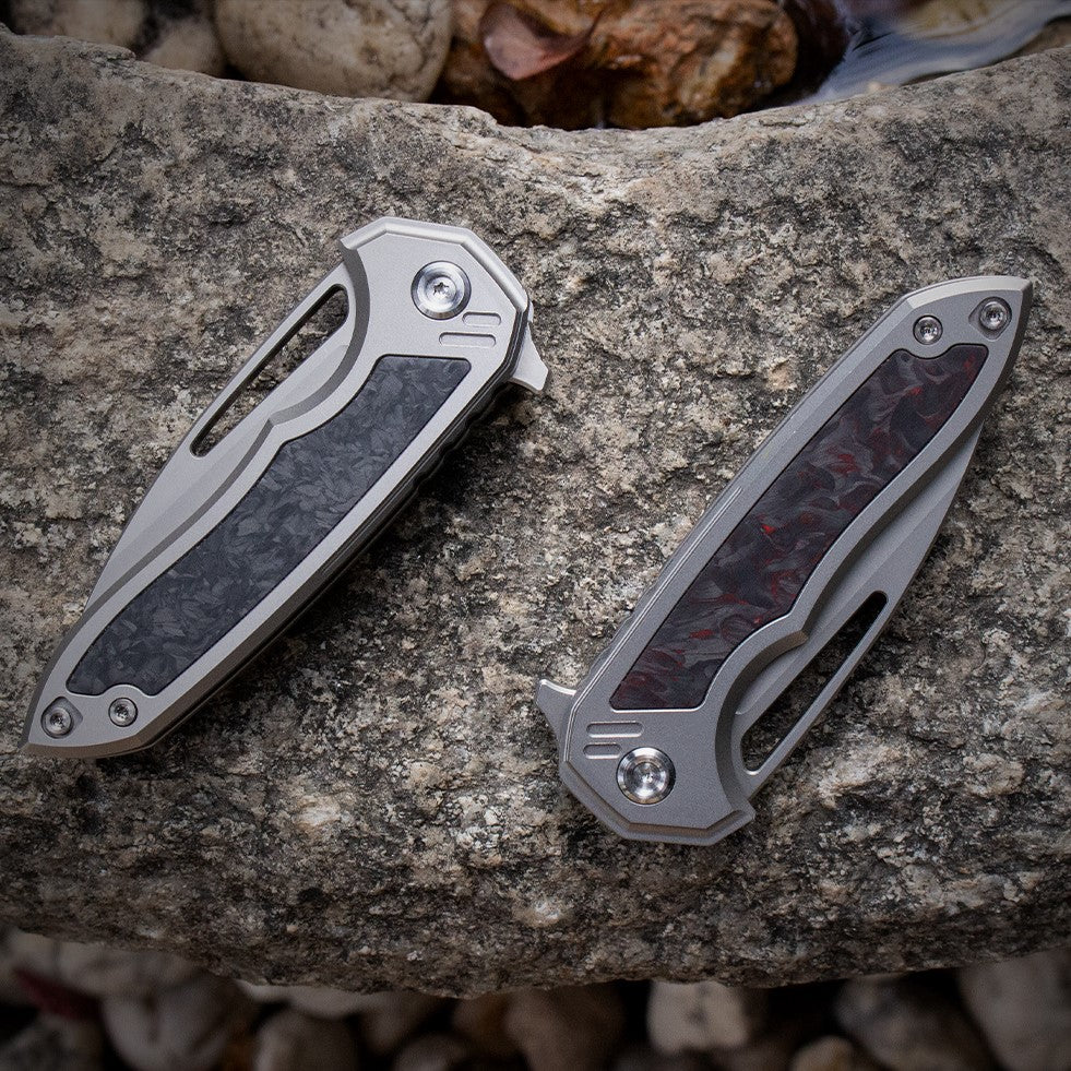 The Cicada Knife: Ti Handle with M390 Blade EDC Knife