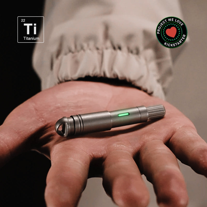 DartInk – Quick-Release Titanium Mini Pen & Knife
