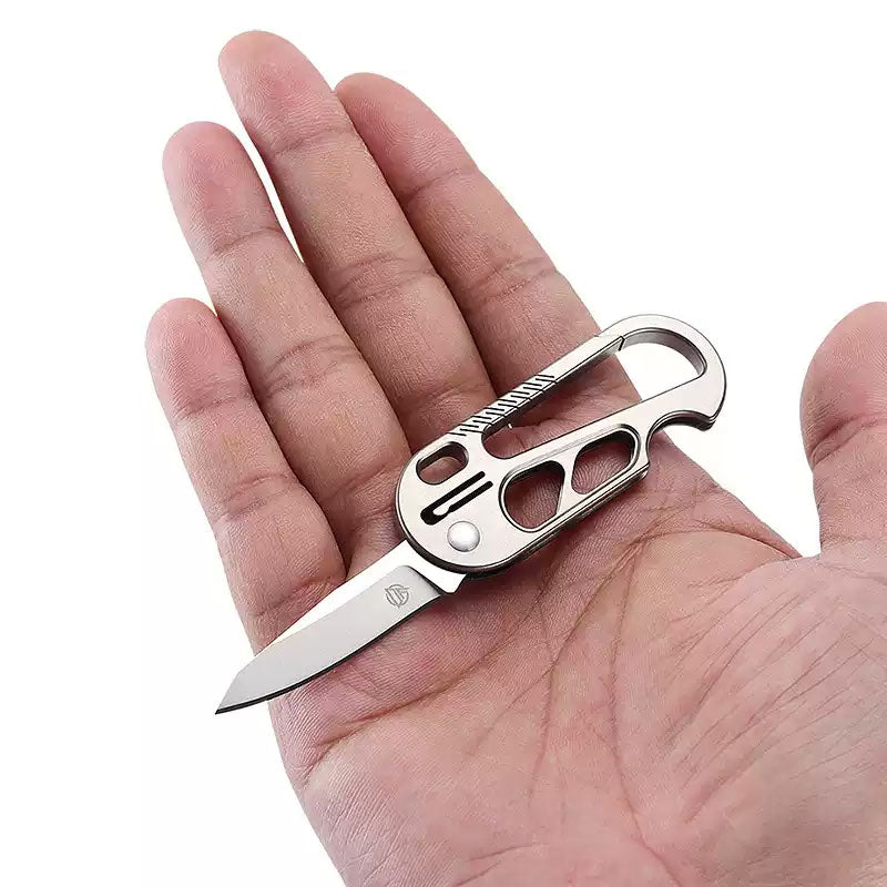 EdgeKey: Titanium Multi-Function Keychain Knife