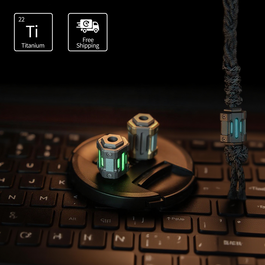 TiSpinx: Titanium Pendant That Redefines EDC