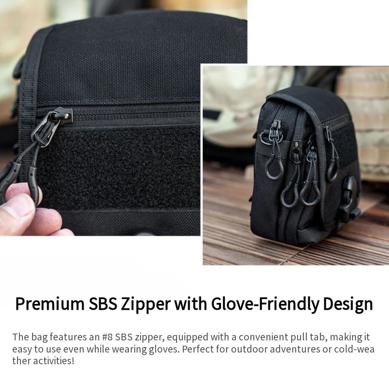 Tactical Raccoon Bag: Multi-Functional Storage - Crossbody & Waist Pack