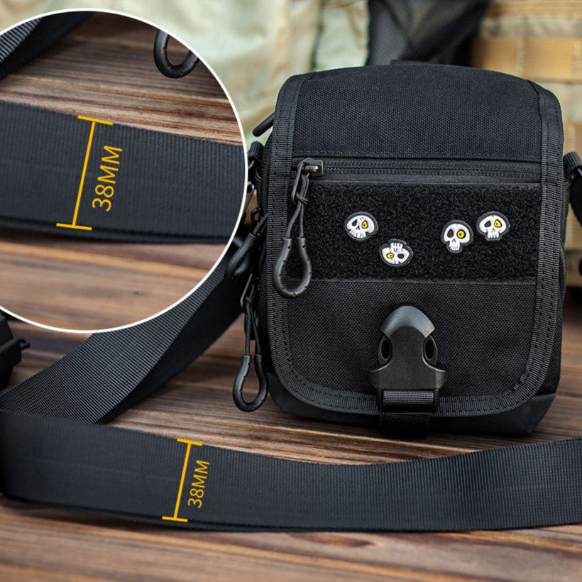 Tactical Raccoon Bag: Multi-Functional Storage - Crossbody & Waist Pack