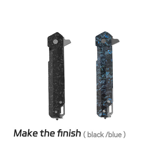 The SerpBlade: Titanium Pocket Utility Folding Scalpel Knife