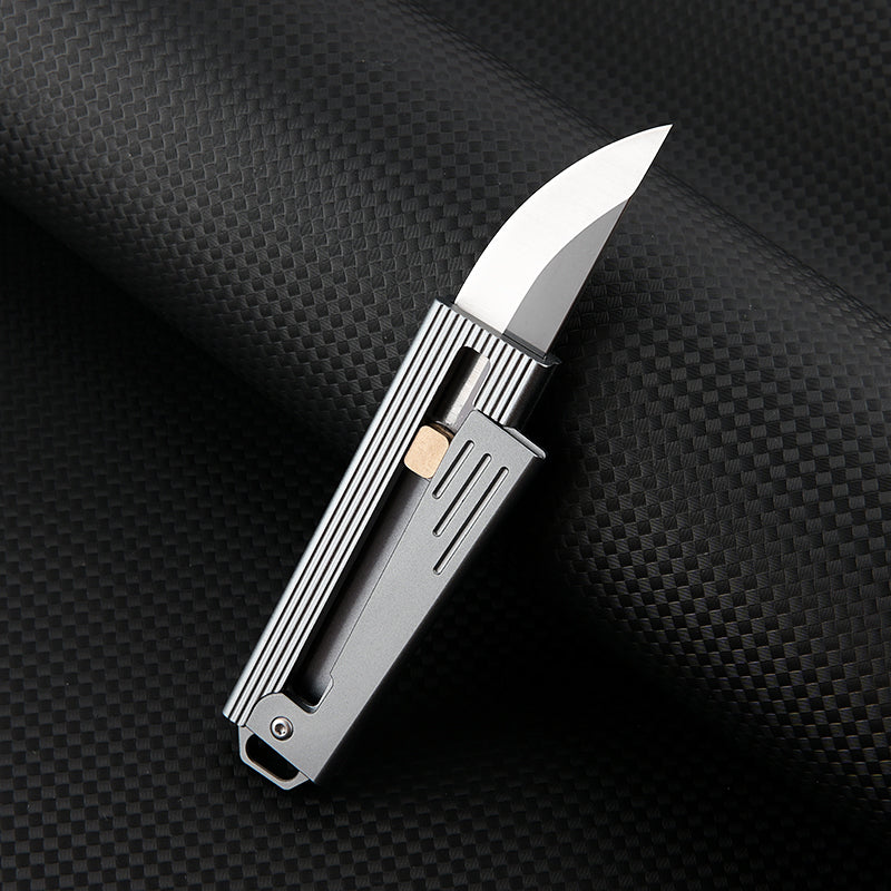 Gravity Flick – Tactical D2 Steel EDC Knife with Aluminum Handle