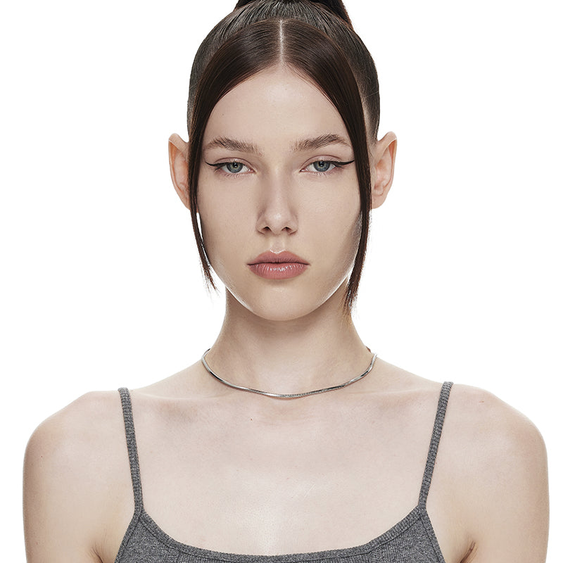 Atlas Chain Necklace – Square Snake Design, Unisex 316L Stainless Steel