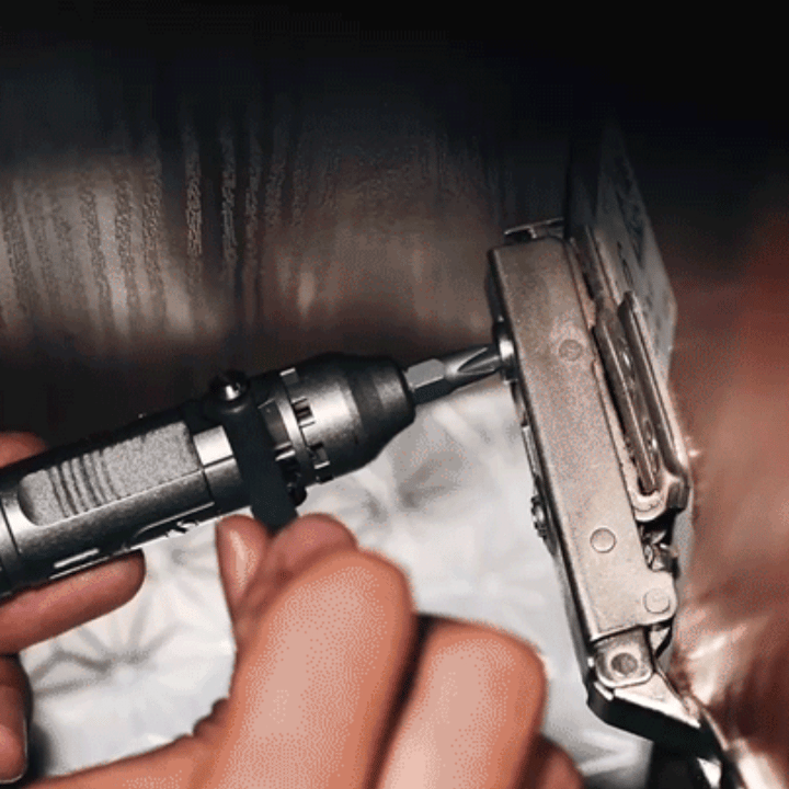 The GripNGo Driver | Titanium EDC Pocket Ratchet Screwdriver