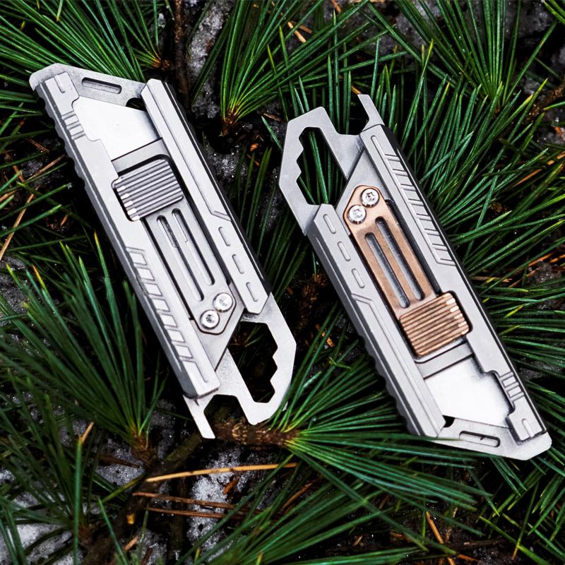 SliceCard - Titanium Utility Knife  for Pocket & Keychain