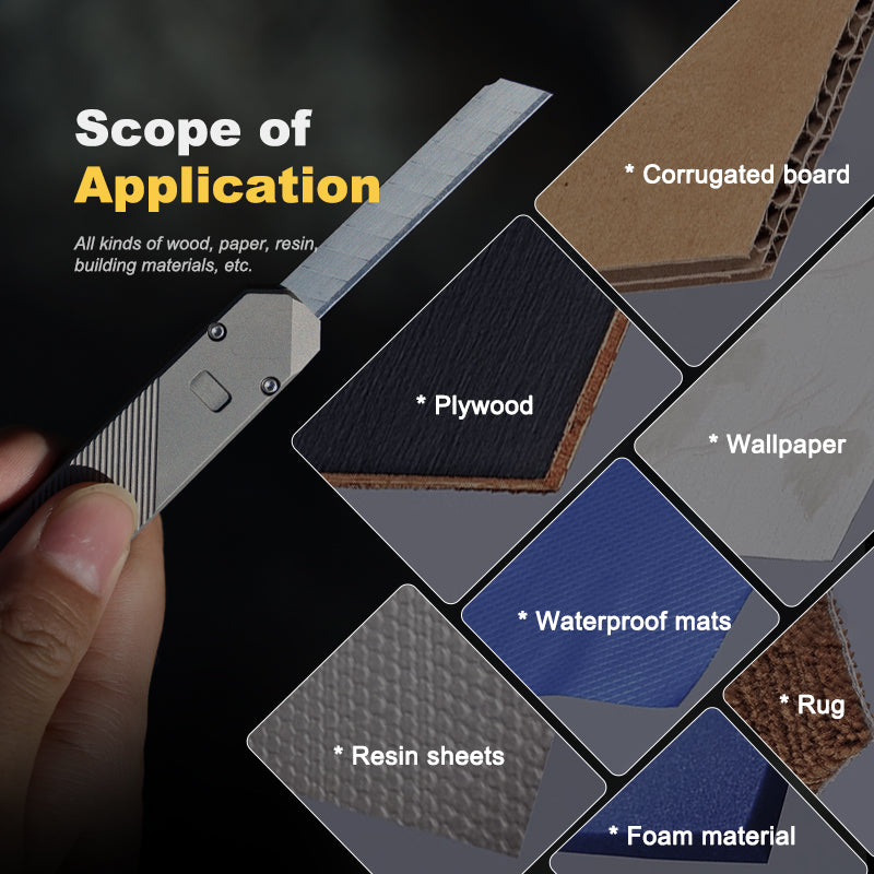 RayFlex Blade: 6-in-1 Titanium Multifunctional Utility Knife