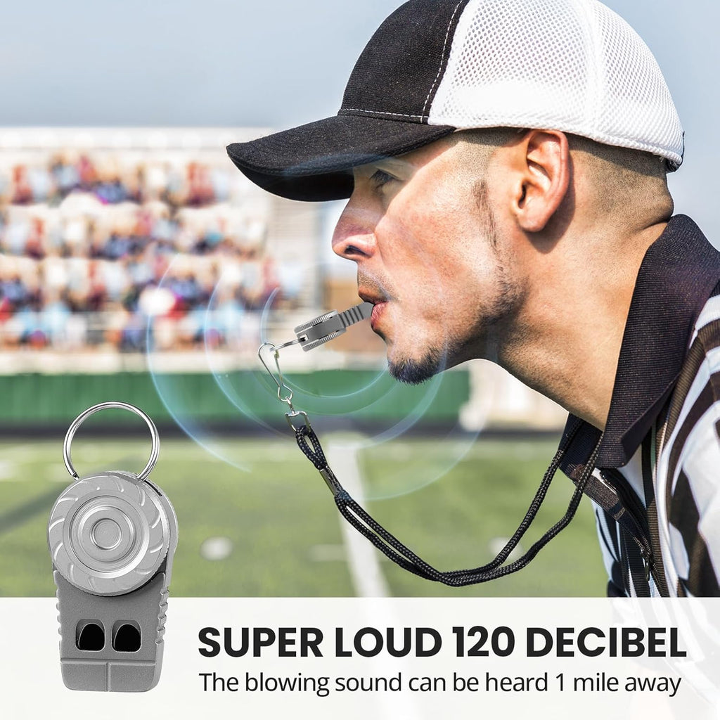 SonicSpinner：Titanium Emergency Whistle with Fidget Slider