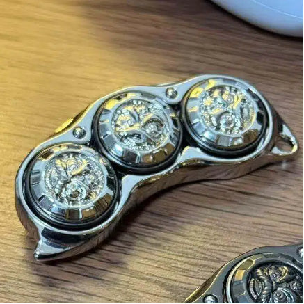 TriCore Pod – Precision All-Metal EDC Fidget Toy