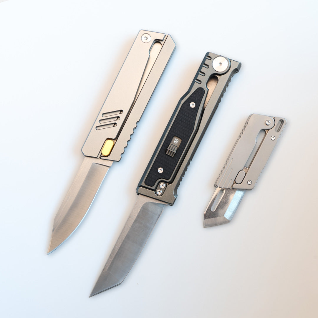 30% OFF! Gravity-Assisted Knife Set :3 Different Sizes for Versatile Use