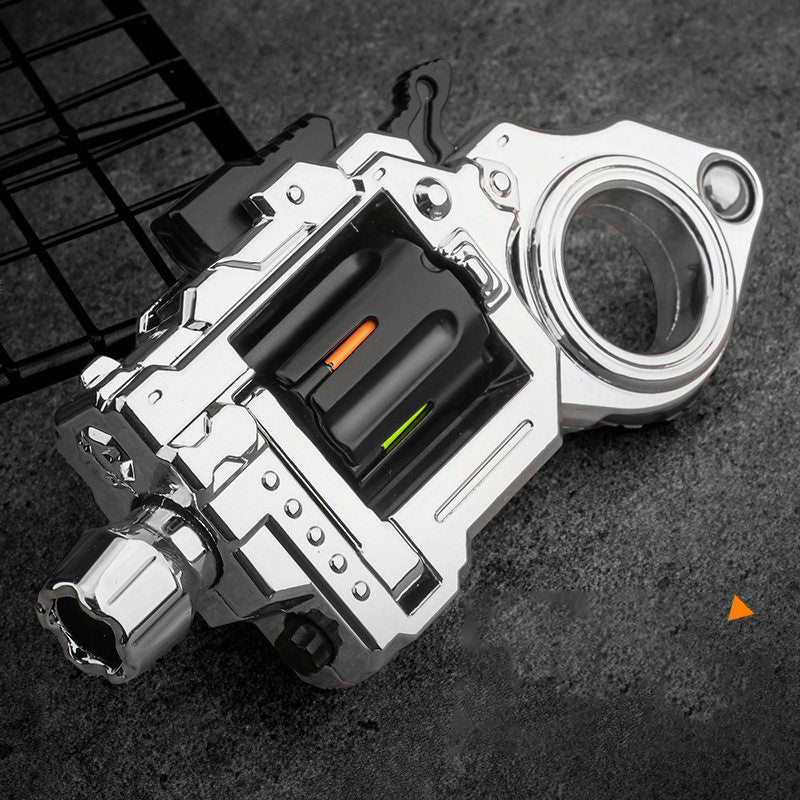 Pocket Flash:Alloy Agent Sky Police Revolver Soft Bullet Gun