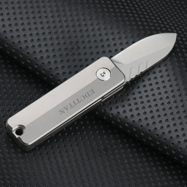 TiSpin Blade — Titanium Magnetic Fidget Utility Knife