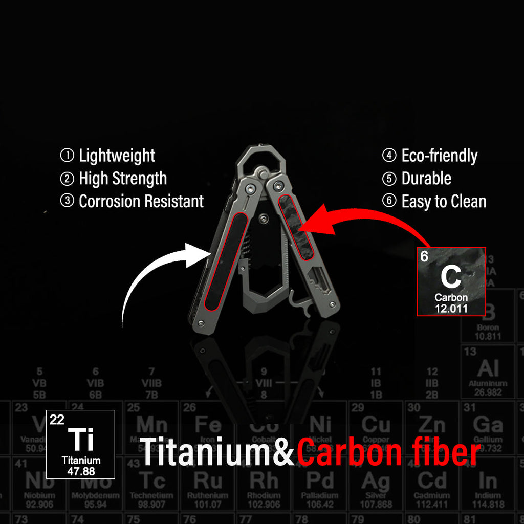 WingSpan: All-In-One Titanium Butterfly Multifunctional Tool