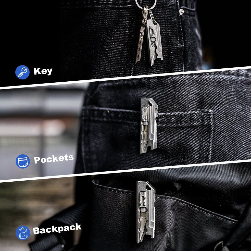 Mini Master - Micro Titanium Keychain Knife & EDC Multitool