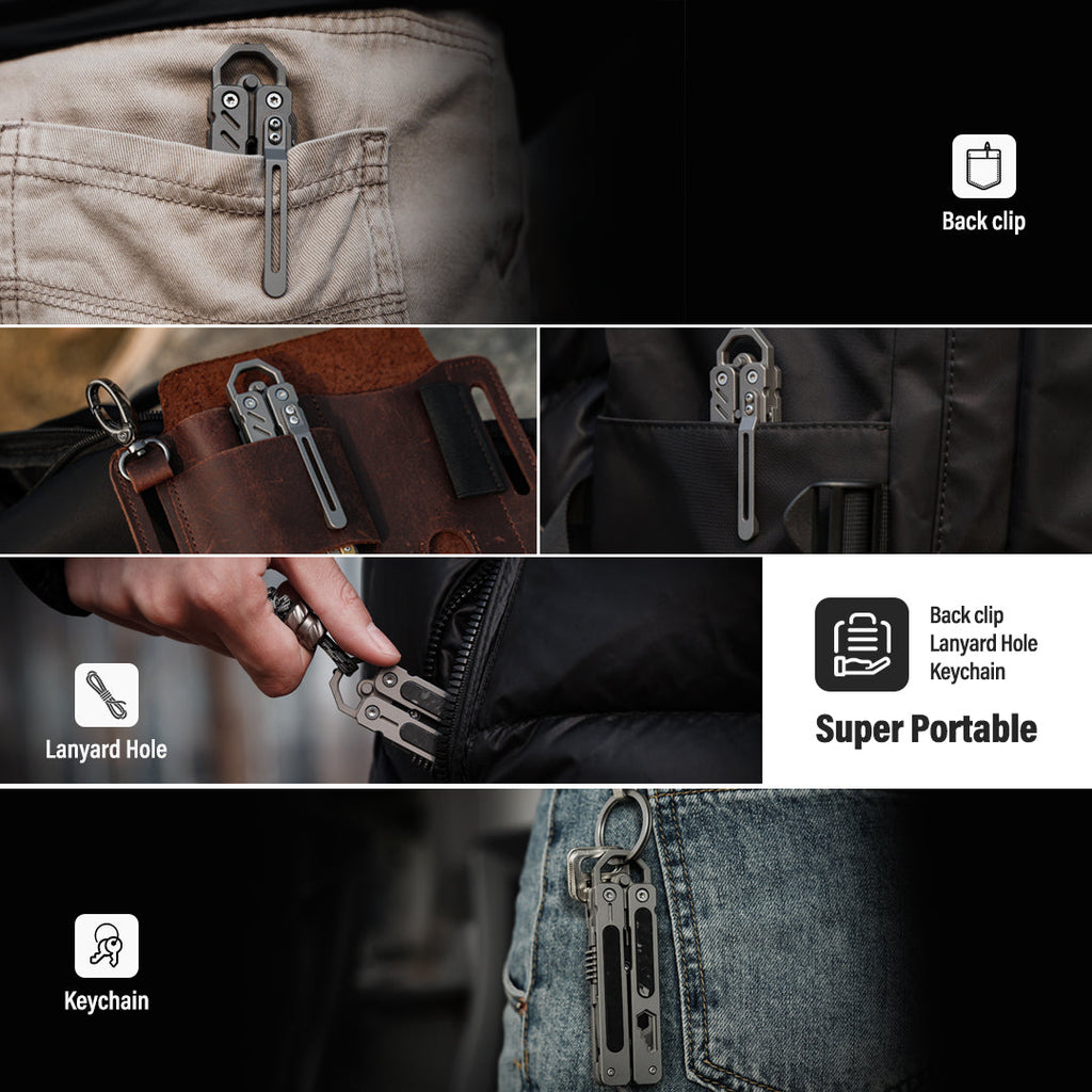 WingSpan: All-In-One Titanium Butterfly Multifunctional Tool