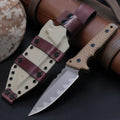 Juggernaut: Z-WEAR Steel 8mm Overbuilt Fixed Blade | Tactical Pry-Knife with Hybrid Kydex Sheath