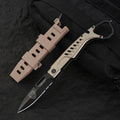 Ghost Reaver: N690 Tactical Folding Knife with Finger Ring