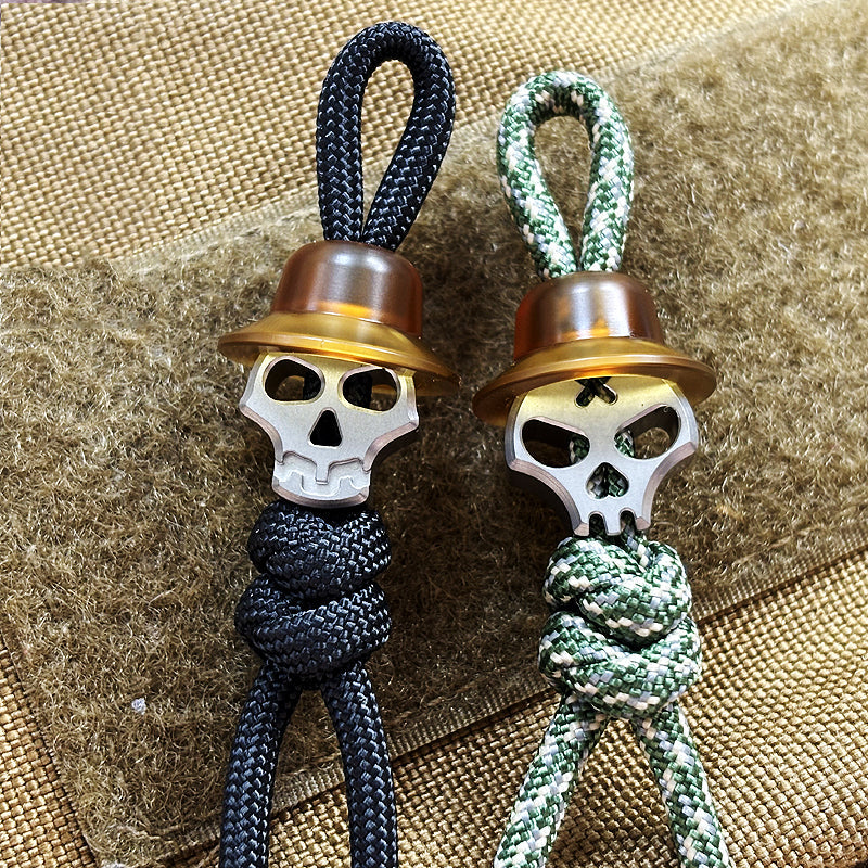 ADD ONS : Punk Skull Titanium Knife Pendant