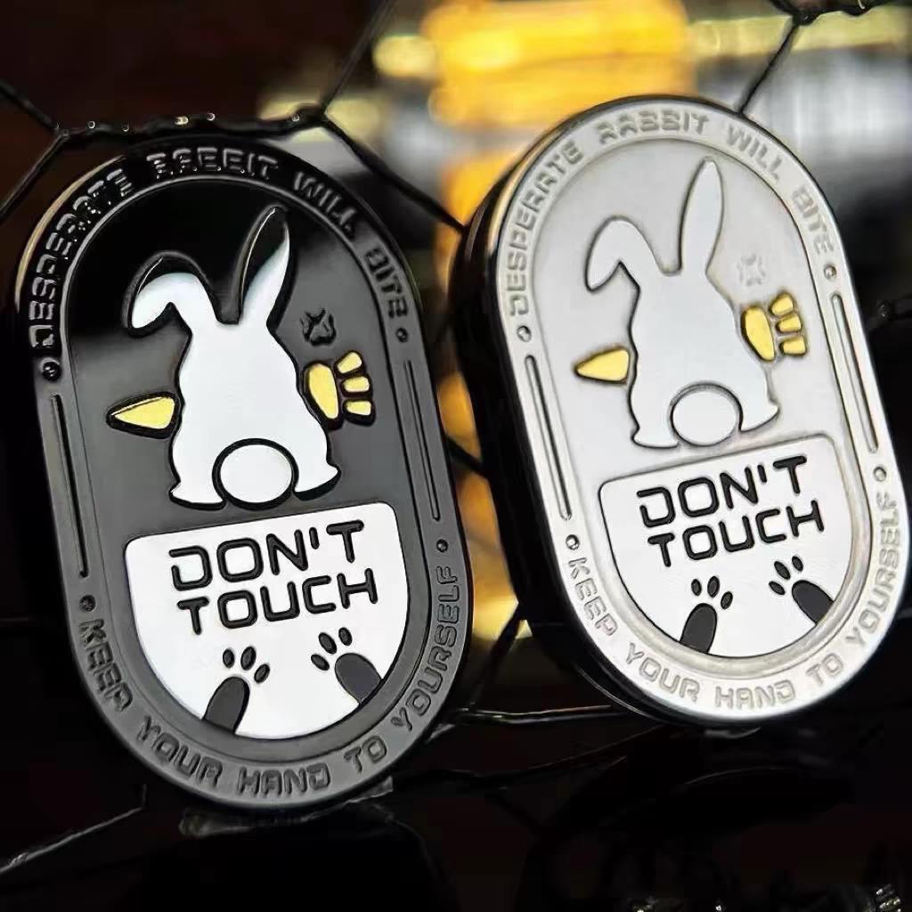 Don’t Touch Bunny Slider – Grumpy Rabbit EDC Toy with Addictive “Ding” Sound
