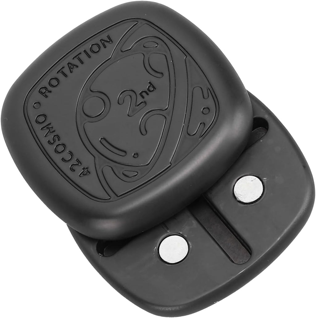 Cross-Lock Metal Push Fidget Slider:EDC Stress Relief Clicking Coin Toy