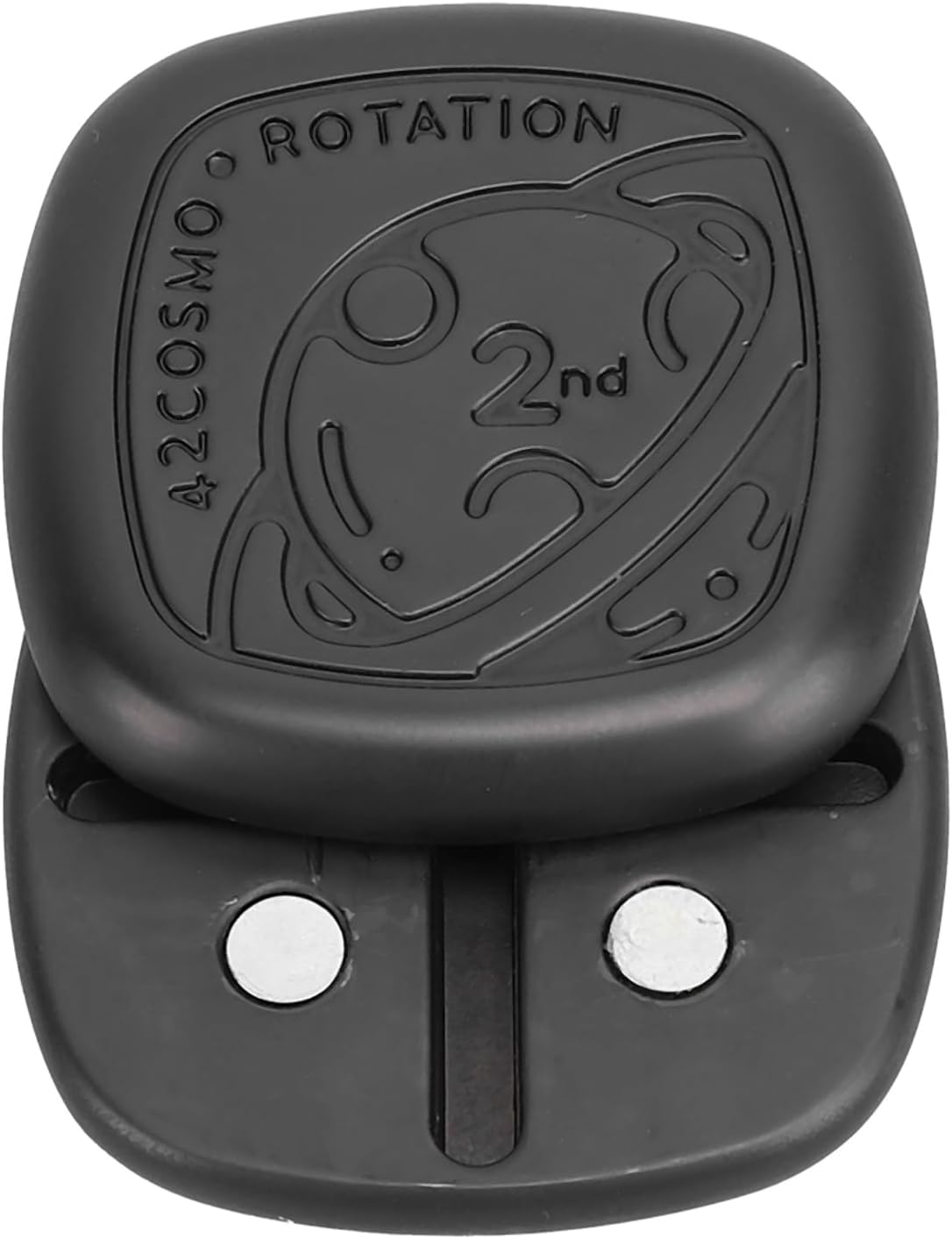 Cross-Lock Metal Push Fidget Slider:EDC Stress Relief Clicking Coin Toy