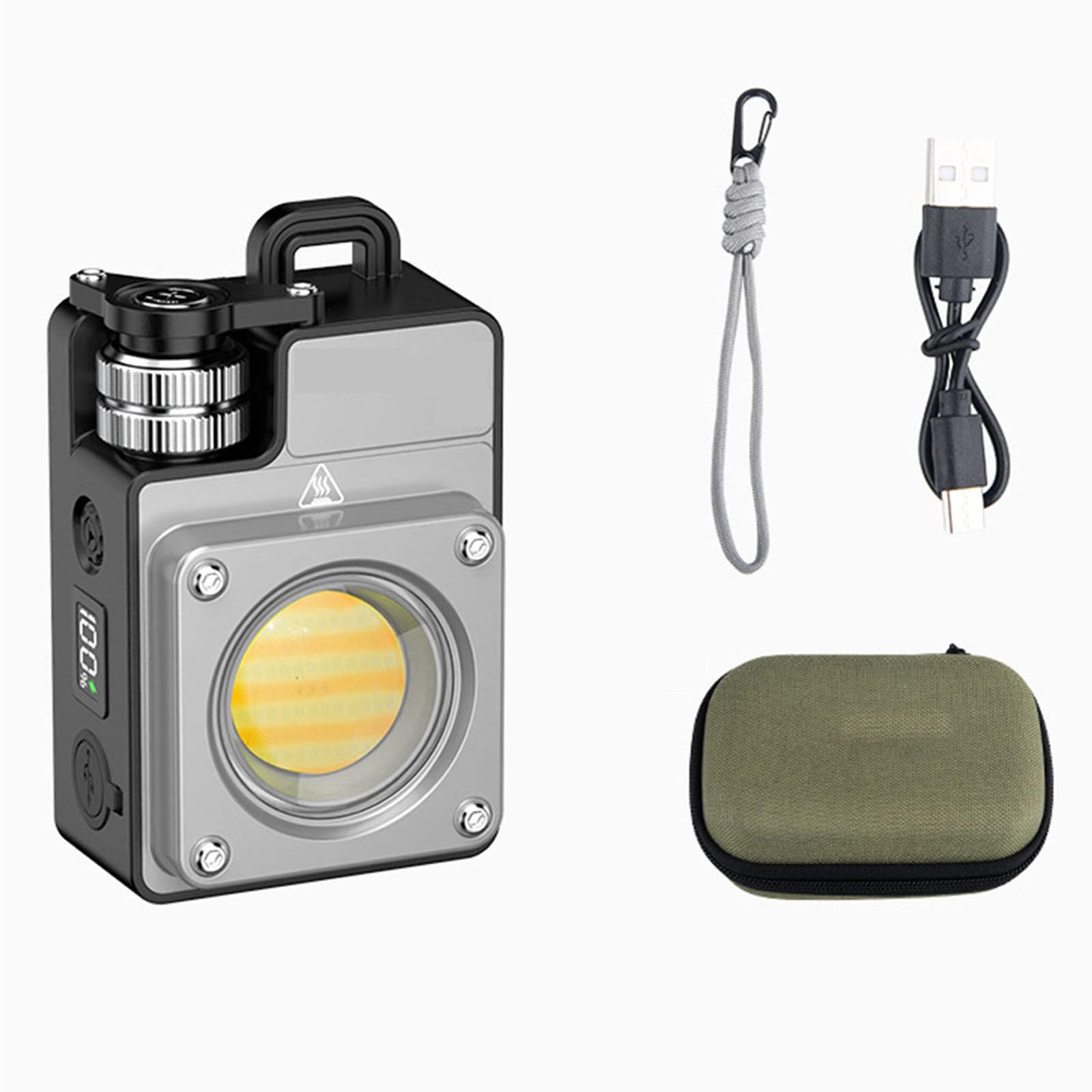 NovaFlare Camp LED Flashlight: 3500LM Magnetic & Rechargeable 5 Modes, 15H Runtime