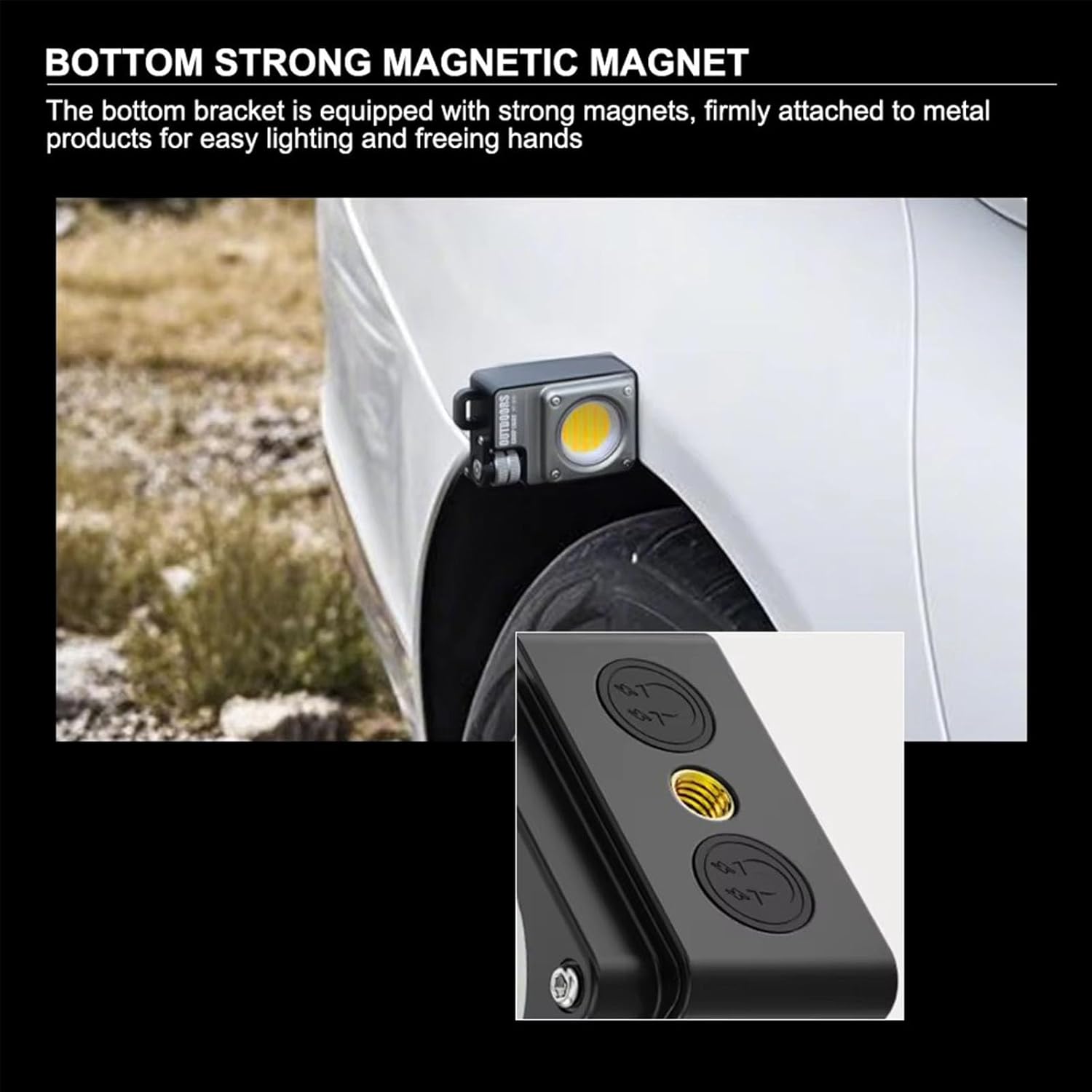 NovaFlare Camp LED Flashlight: 3500LM Magnetic & Rechargeable 5 Modes, 15H Runtime