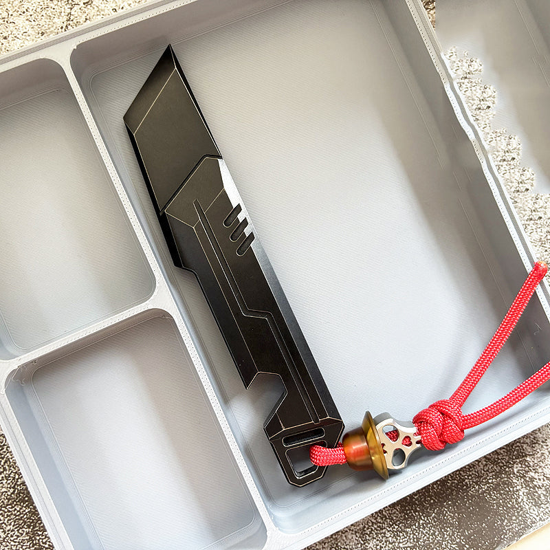 ADD ONS : Punk Skull Titanium Knife Pendant