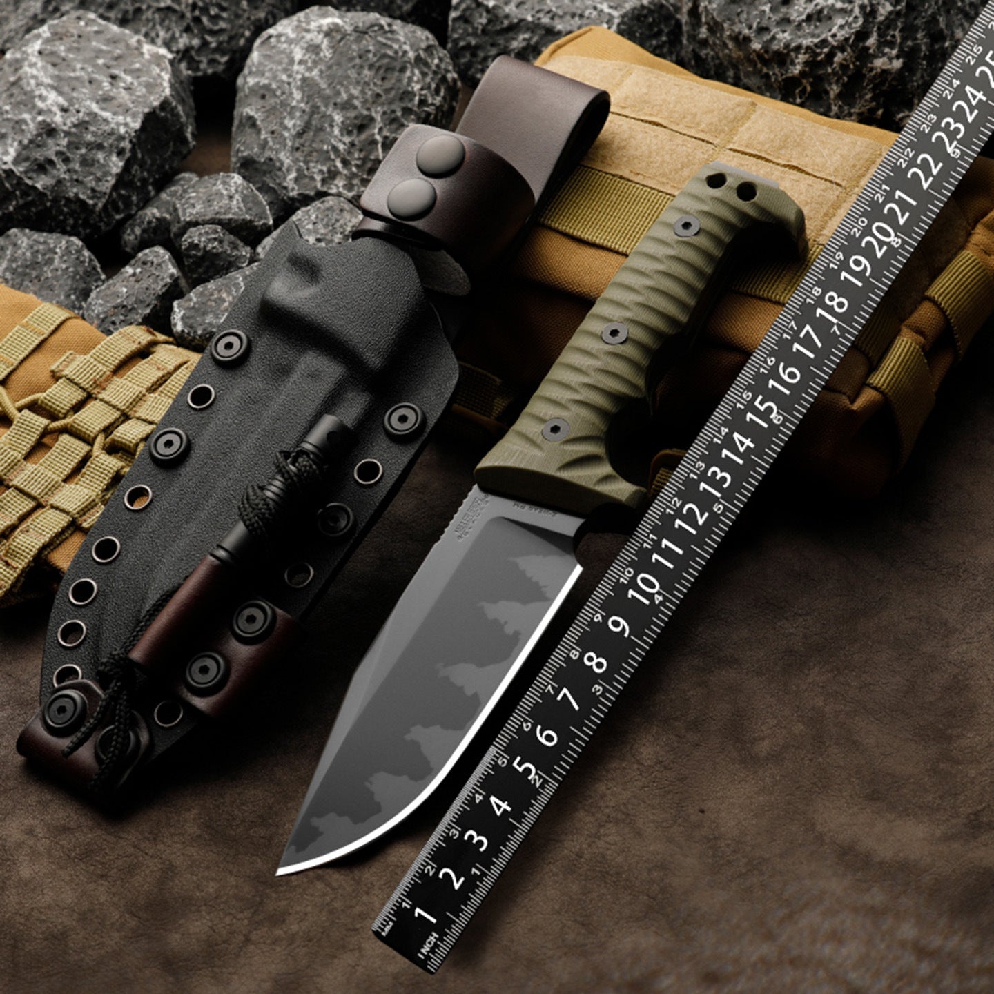 IronClad DC53 Tactical Fixed Blade Knife | 7mm Full-Tang Survival Knife