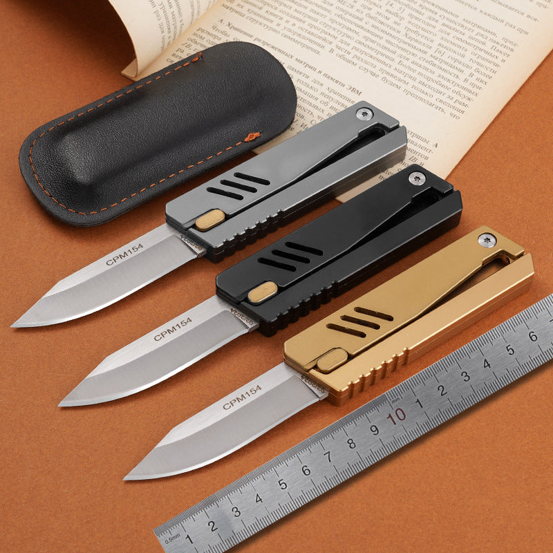 Lightning-Fast Gravity Knife – Al Alloy EDC Blade with One-Hand Opening