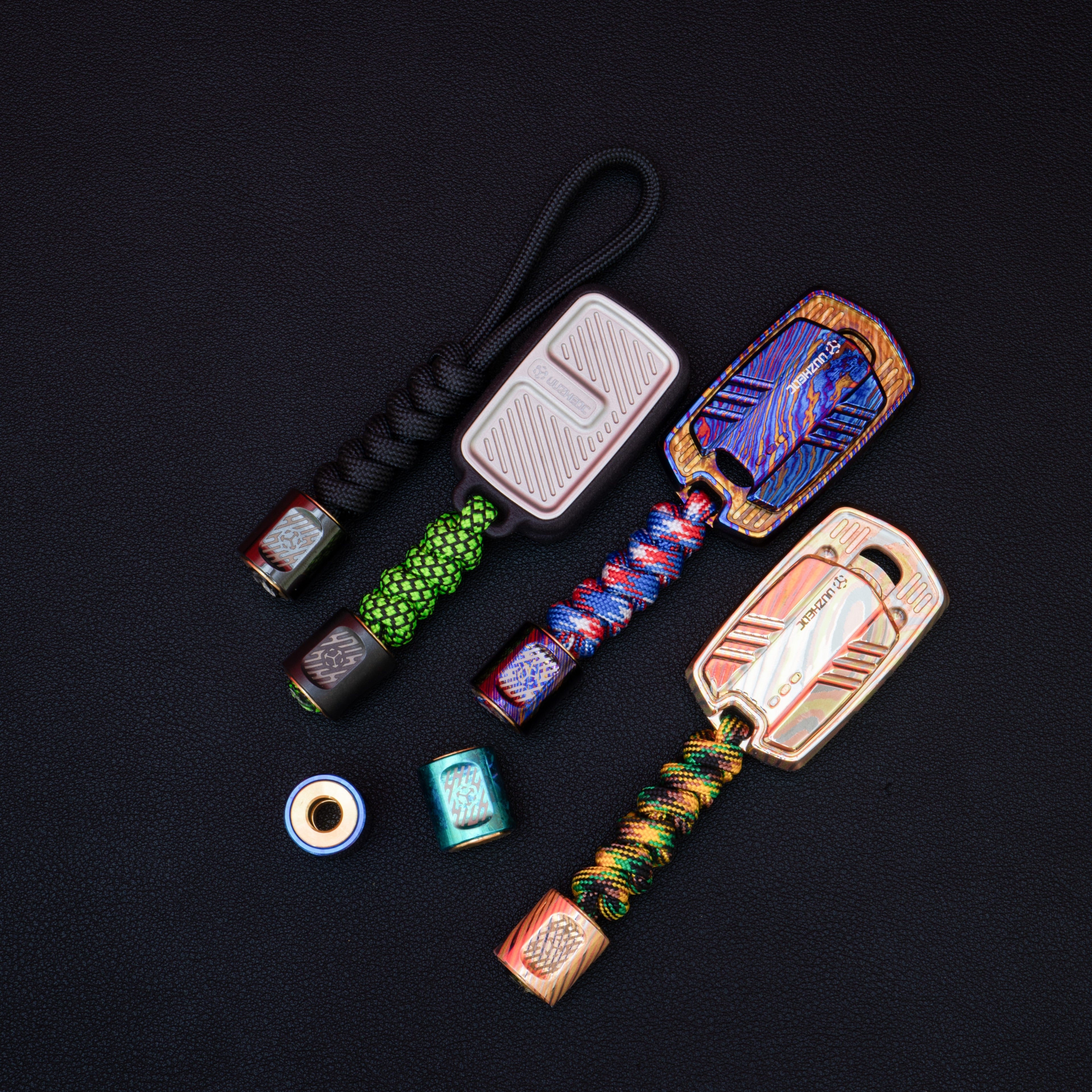 SpinCore-Titanium Fidget Pendant – Precision Spinner, EDC Necklace & Stress Reliever