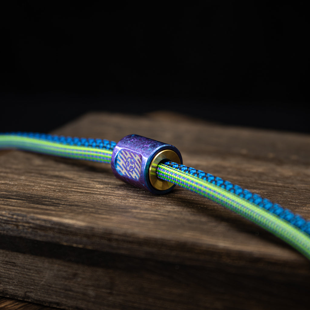 SpinCore-Titanium Fidget Pendant – Precision Spinner, EDC Necklace & Stress Reliever