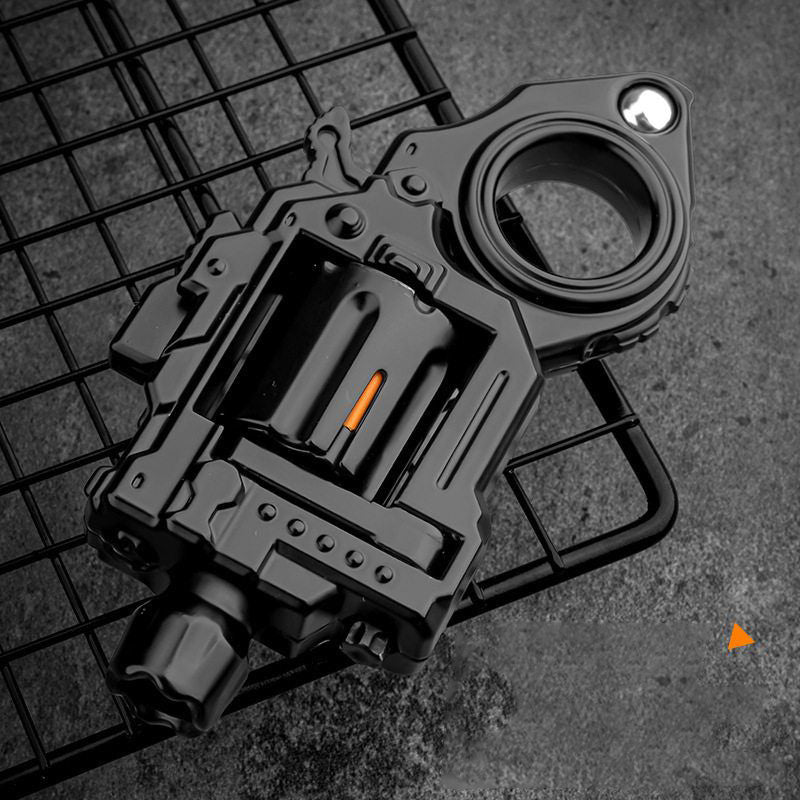 Pocket Flash:Alloy Agent Sky Police Revolver Soft Bullet Gun