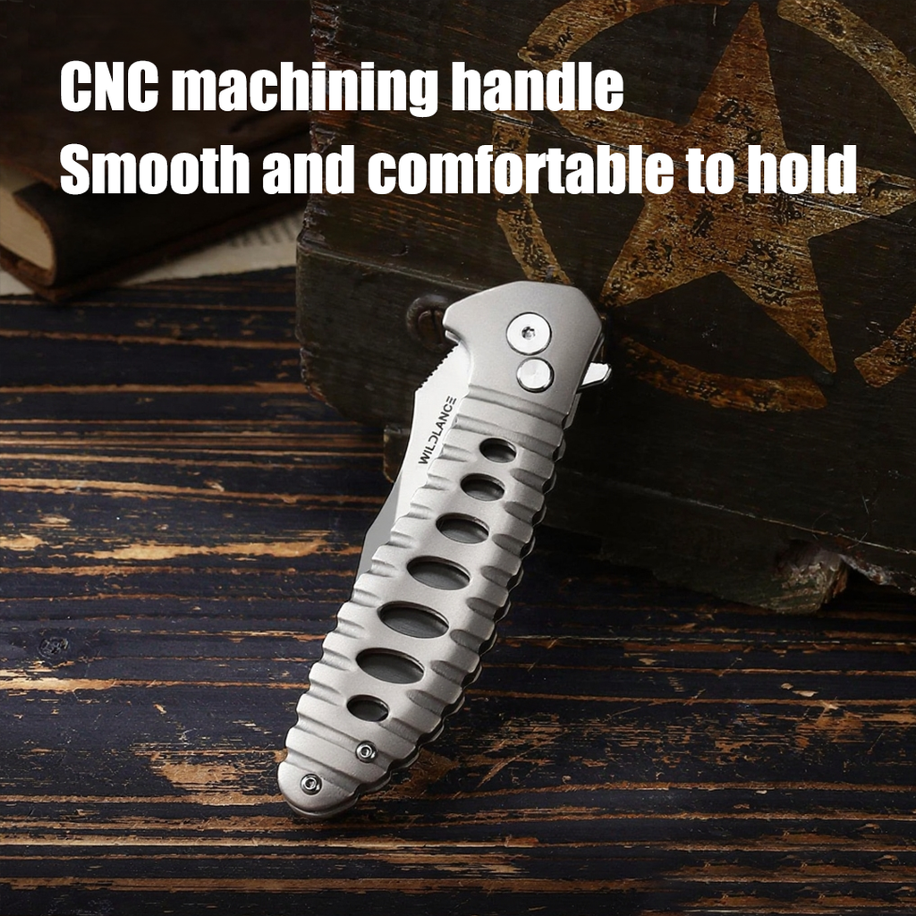 NimbleTitan - Titanium Handle EDC Small Pocket Knife