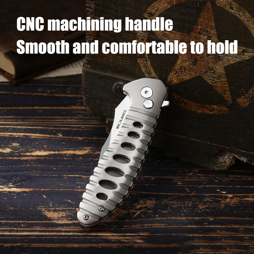 NimbleTitan - Titanium Handle EDC Small Pocket Knife