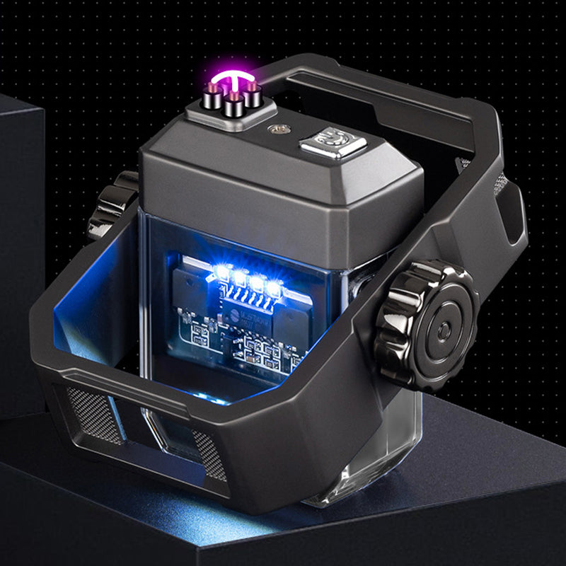 IgniteGyro：USB Rechargeable Double Arc Lighter