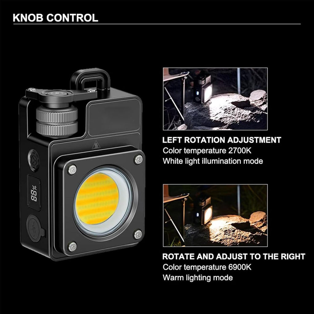 NovaFlare Camp LED Flashlight: 3500LM Magnetic & Rechargeable 5 Modes, 15H Runtime