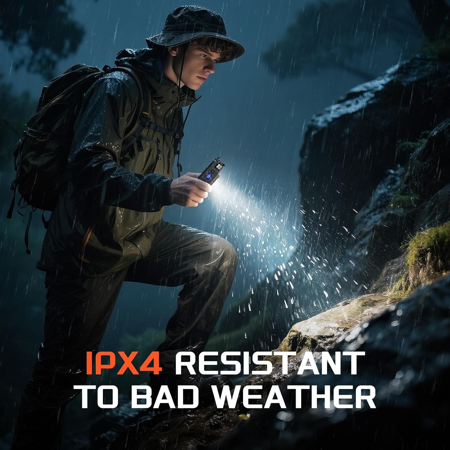 NovaFlare Camp LED Flashlight: 3500LM Magnetic & Rechargeable 5 Modes, 15H Runtime