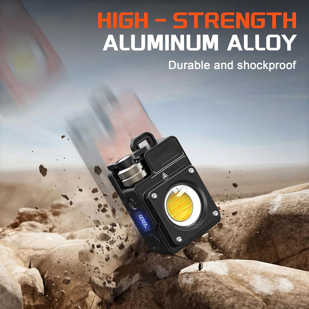 NovaFlare Camp LED Flashlight: 3500LM Magnetic & Rechargeable 5 Modes, 15H Runtime
